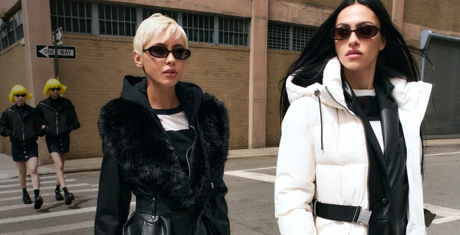 DKNY Fall/Winter 2026 campaign on a New York street